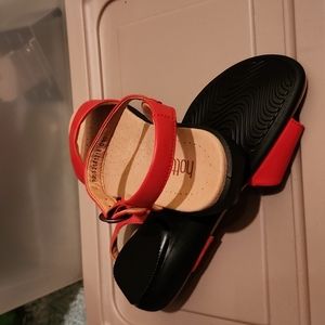 Hotter red sandals